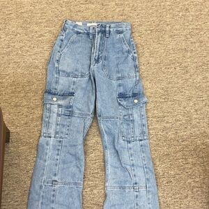 Stylish Denim Cargo Jeans